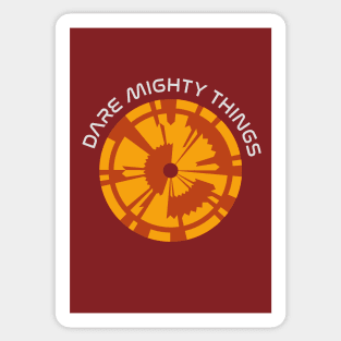 JPL/NASA Perseverance Parachute "Dare Mighty Things" Poster #7 Sticker